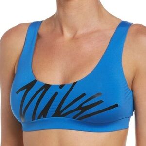 Nike Swim Women's Multi Logo Scoop Neck Bikini Top